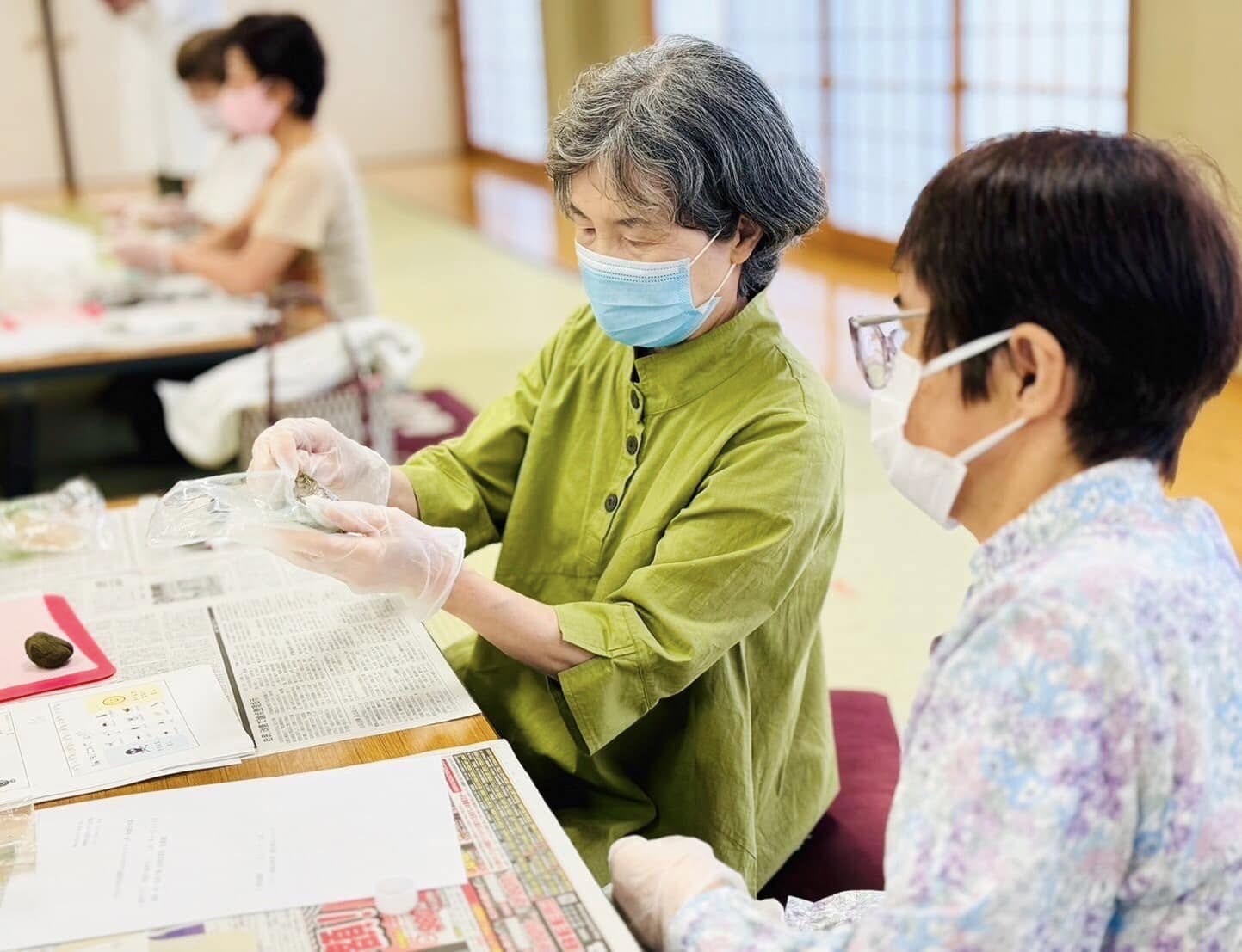 地域サロンのリーダー研修で、蚊取り線香作り教室を開催【熊本県】